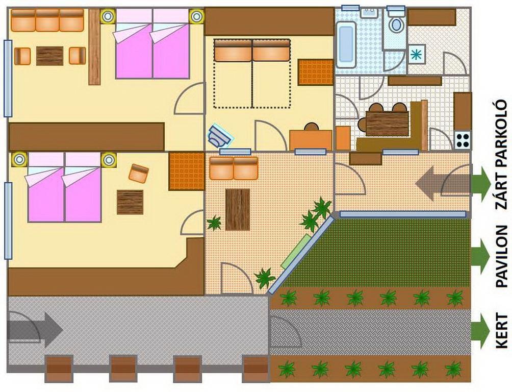 Hajnal Apartman Βίλα Gyula Εξωτερικό φωτογραφία